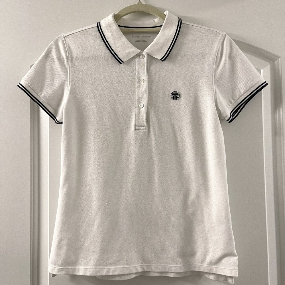 Tory Burch Tory Sport Performance Pique Polo